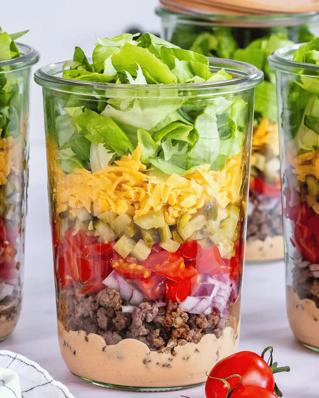 Big-Mac-Salat im Glas