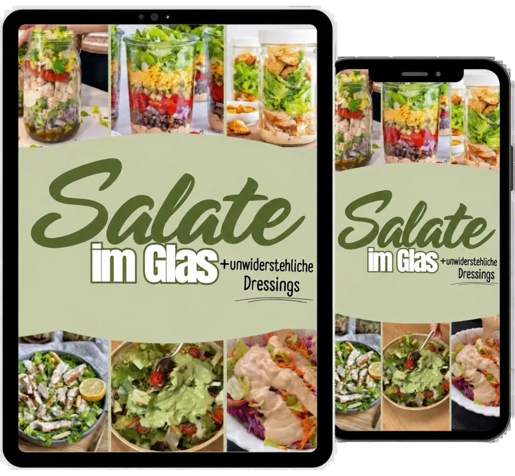 Salate im Glas
